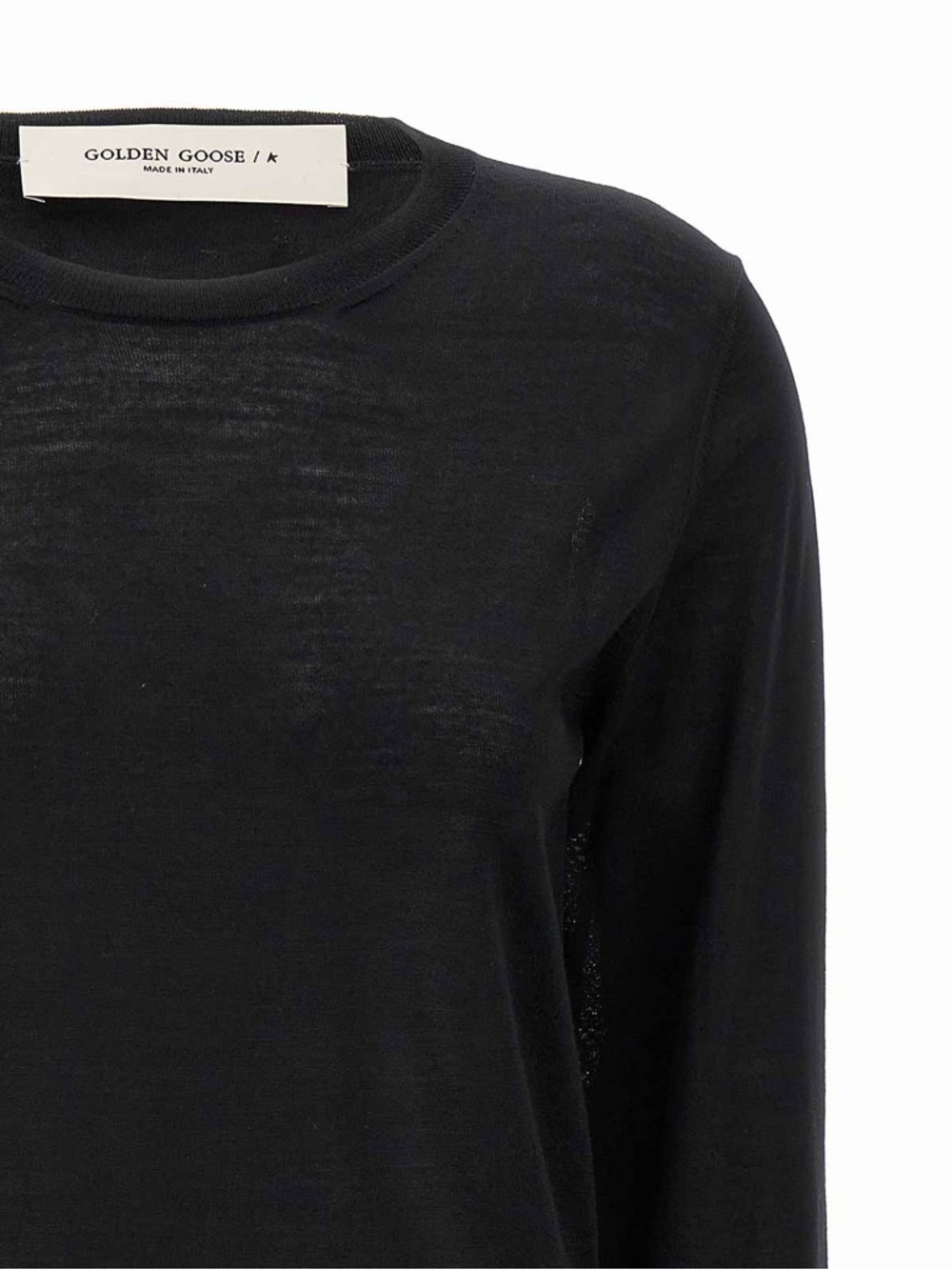 Golden Goose Demilee Sweater Navy Wool Crewneck Distressed M - Picture 4 of 4